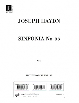 Sinfonie Es-Dur Nr.55 Hob.I:55 fr Orchester Viola