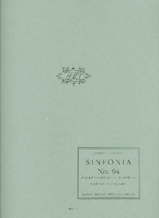 Sinfonie G-Dur Nr.94 Hob.I:94 fr Orchester Partitur