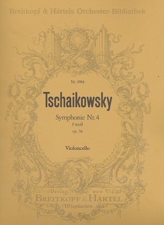 Sinfonie f-Moll Nr.4 op.36 fr Orchester Violoncello