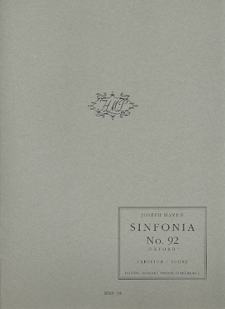 Sinfonie G-Dur Nr.92 Hob.I:92 fr Orchester Partitur