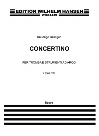 Concertino op.29 fr Trompete und Orchester Partitur