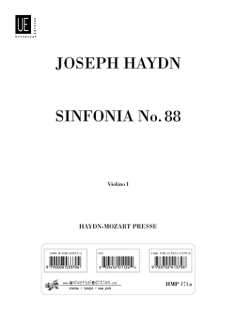 Sinfonie G-Dur Nr.88 Hob.I:88 fr Orchester Violine 1