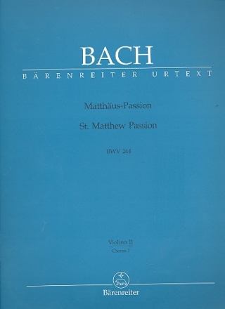 Matthus-Passion BWV244 Chorus 1 Violine 2