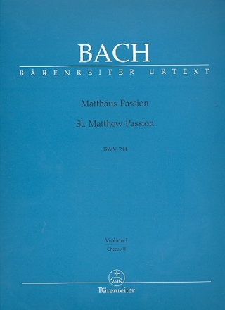 Matthus-Passion BWV244 Chorus 2 Violine 1