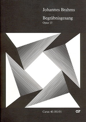 Begrbnisgesang op.13 fr Chor und Blasinstrumente Partitur (dt/en)