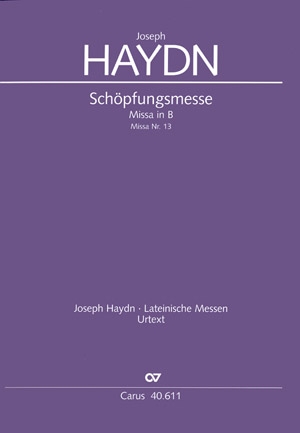 Schpfungsmesse B-Dur Hob.XXII:13 fr Soli (SATB) ,Chor und Orchester Partitur