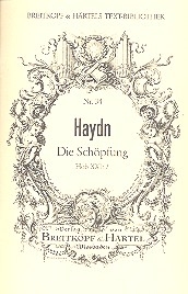 DIE SCHOEPFUNG, H. XXI:2  LIBRETTO (DT)