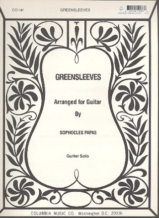 Greensleves for guitar