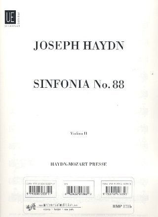 Sinfonie G-Dur Nr.88 Hob.I:88 fr Orchester Violine 2