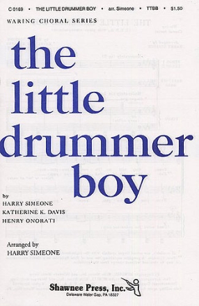 The little Drummer Boy fr Mnnerchor und Klavier Schlagzeugstimme