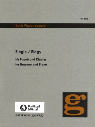 Elegie fr Fagott und Klavier