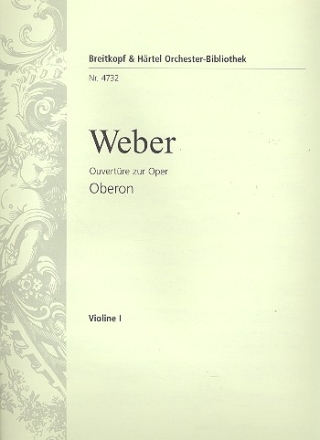 Oberon Ouvertre fr Orchester Violine 1