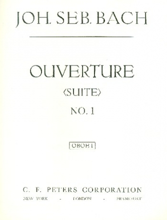 Ouvertre C-Dur BWV1066 fr Orchester Oboe 1