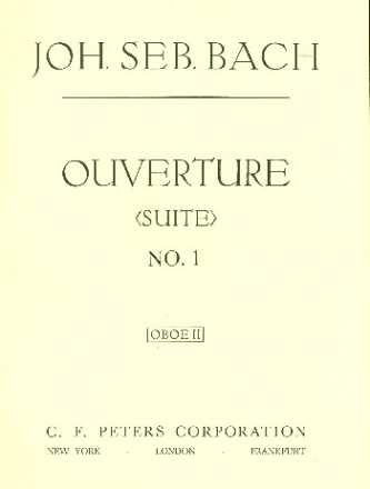 Ouvertre C-Dur BWV1066 fr Orchester Oboe 2