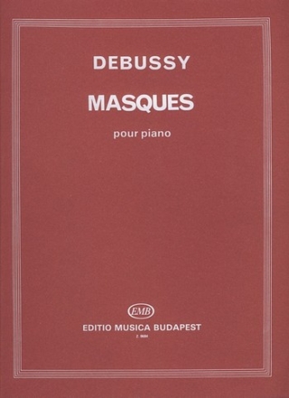 MASQUES FUER KLAVIER SOLYMOS, PETER, ED