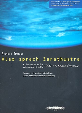 Also sprach Zarathustra aus '2001: A Space Odyssey' fr Klavier (leicht / mittelschwer)