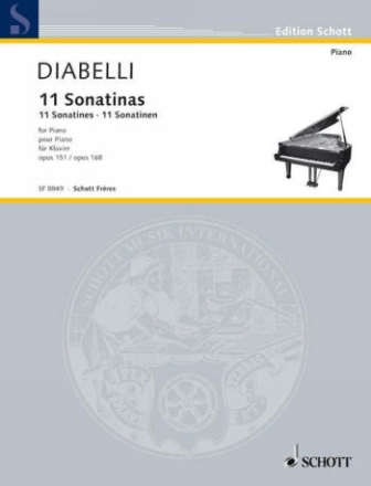 11 Sonatinen op.151 / op.168 pour piano