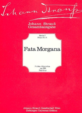 Fata Morgana op.330 fr Orchester Partitur