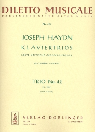 Trio Es-Dur Nr.42 Hob.XV:30 fr Klavier, Violine und Violoncello