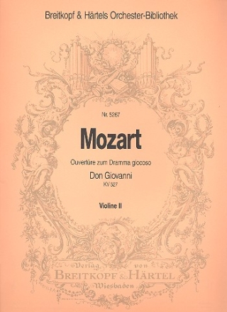 Ouvertre zu Don Giovanni KV527 fr Orchester Violine 2