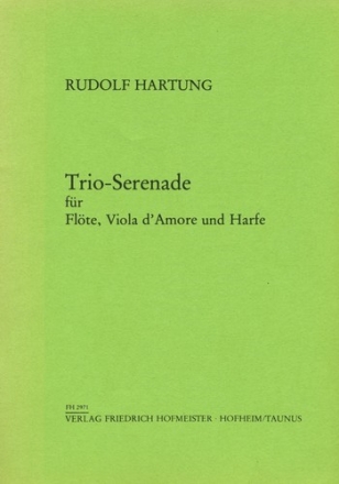 Trio-Serenade op.42 fr Flte, Viola d'amore und Harfe Stimmen