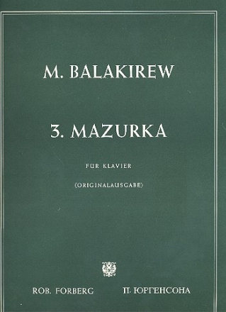 Mazurka Nr.3 fr Klavier