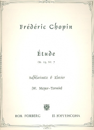 Etde op.25,7 fr Bassklarinette und Klavier