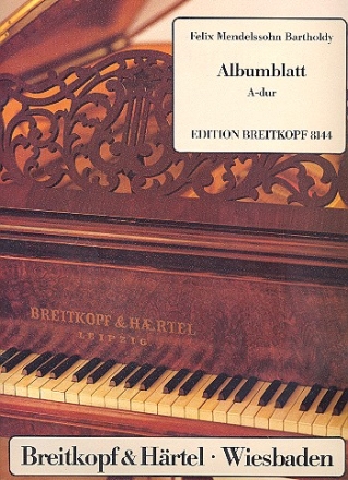 Albumblatt A-Dur fr Klavier