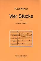 4 STUECKE FUER STREICHQUARTETT (1998) PARTITUR+STIMMEN