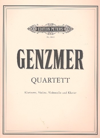 Quartett fr Klarinette, Violine, Violoncello und Klavier Stimmen (1974)