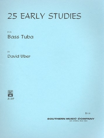 25 early Studies for bass tuba