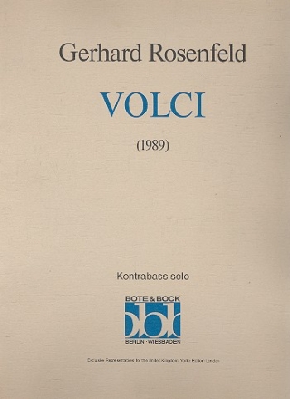 Volci (1989) fr Kontraba solo