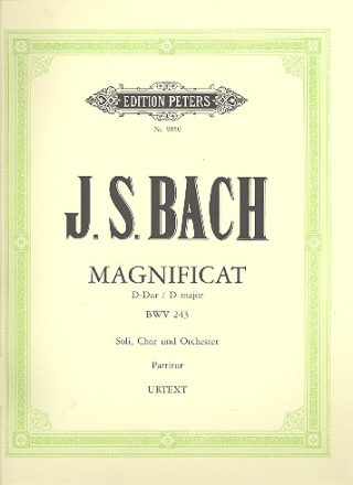 Magnificat D-Dur BWV243 fr Soli, Chor und Orchester Partitur