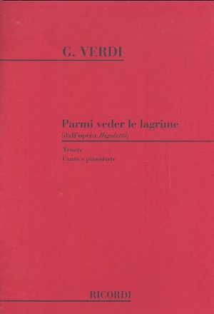 Parmi veder le lagrime per tenore e pianoforte