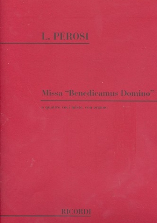 Missa benedicamus domino fr gem Chor und Orgel Partitur