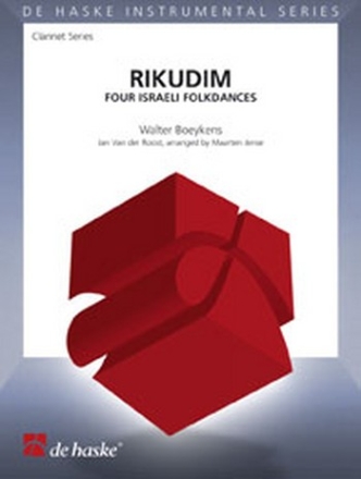 Rikudim 4 israeli folkdances for clarinet choir score and parts