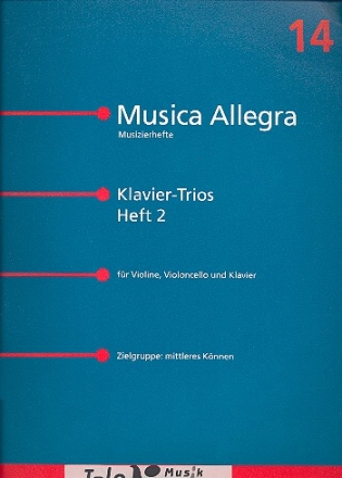 Klavier-Trios Band 2 fr Violine, Violoncello und Klavier