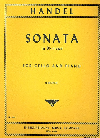 Sonata Bb major for cello and piano