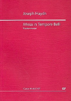 Missa in tempore belli C-Dur Hob.XXII:9 fr Soli, Chor und Orchester,   Studienpartitur