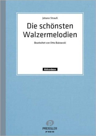 Die schnsten Walzermelodien Potpourri fr Akkordeonorchester Partitur