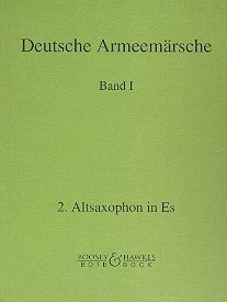 Deutsche Armeemrsche Band 1 fr Blasorchester Altsaxophon 2 in Es