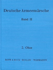 Deutsche Armeemrsche Band 2 Oboe 2