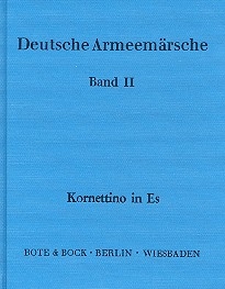 Deutsche Armeemrsche Band 2 fr Blasorchester Kornettino in Es