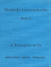 Deutsche Armeemrsche Band 2 fr Blasorchester Trompete 4 in Es