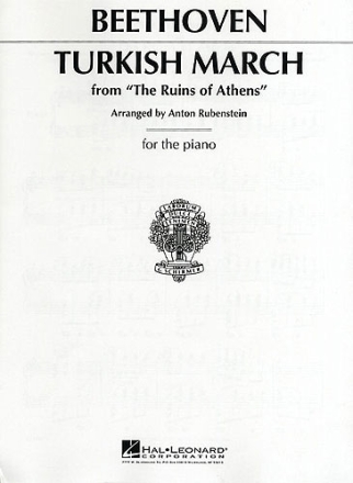 Turkish March from The Ruins from Athen for piano