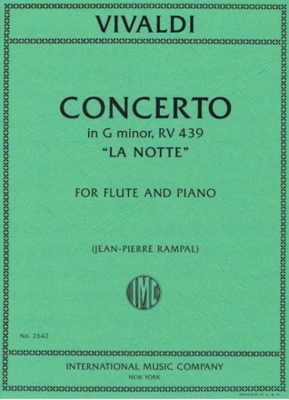 Concerto la notte F:VI:13 for flute and piano