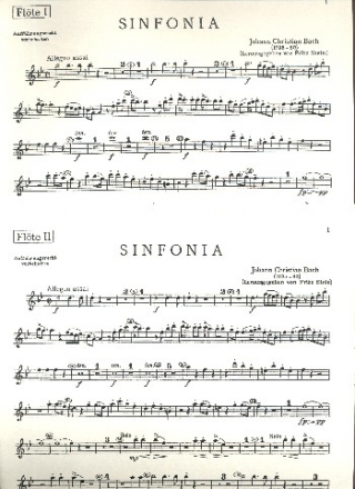 Sinfonie Es-Dur op.18,1 fr Doppelorchester Harmonie