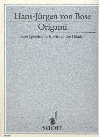 Origami fr Klavier 4-hndig