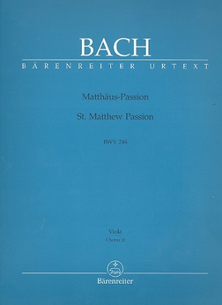 Matthus-Passion BWV244 Chorus 2 Viola