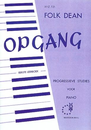 Opgang vol.1 progressive studies for piano